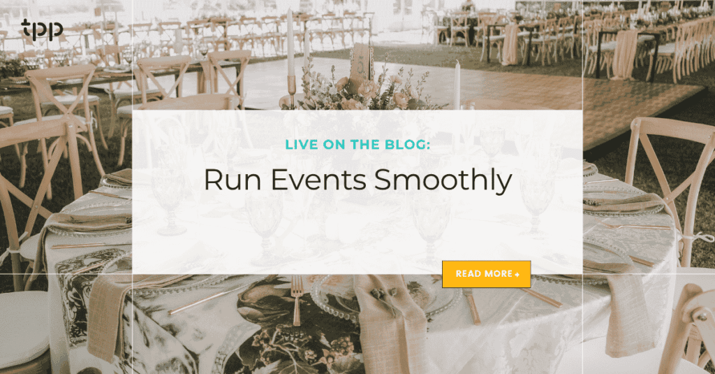 Run Events Smoothly