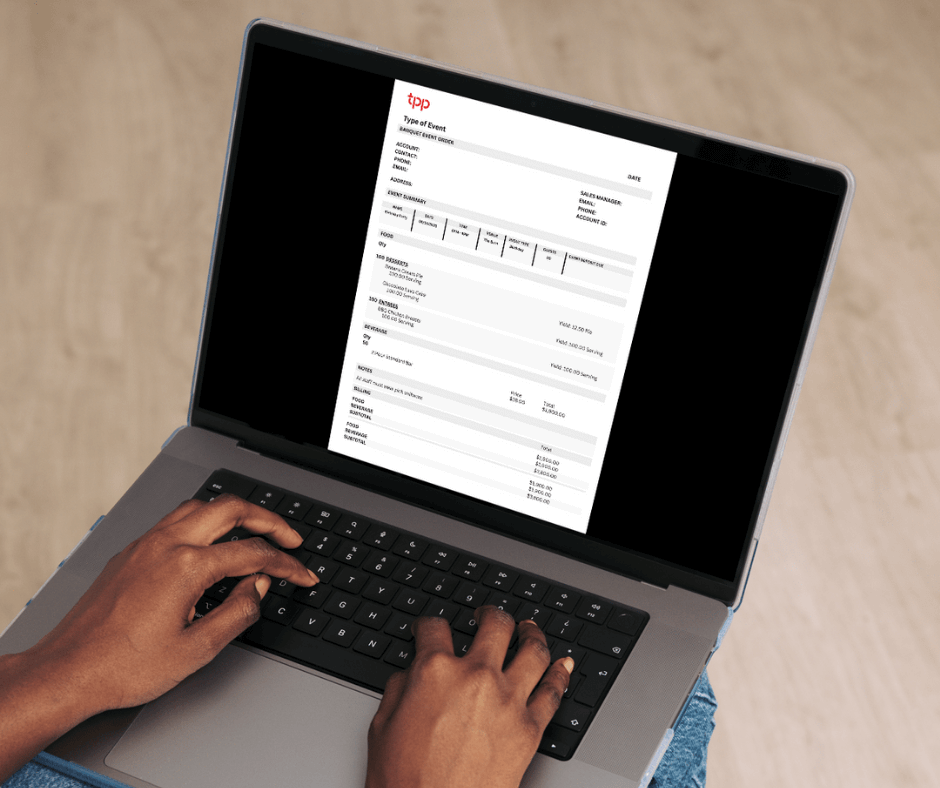 Catering BEO Template