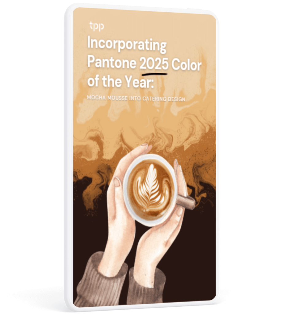 Incorporating Pantone 2025 Color of the Year: Mocha Mousse into Catering Design