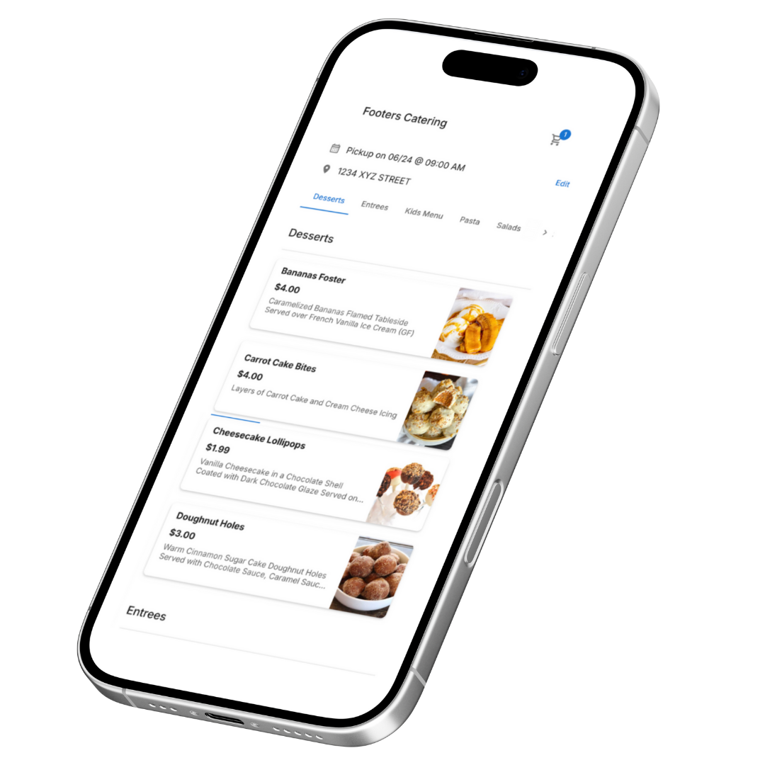 Catering Online Ordering Software