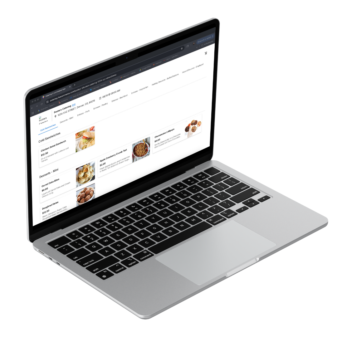 Catering Online Ordering Software