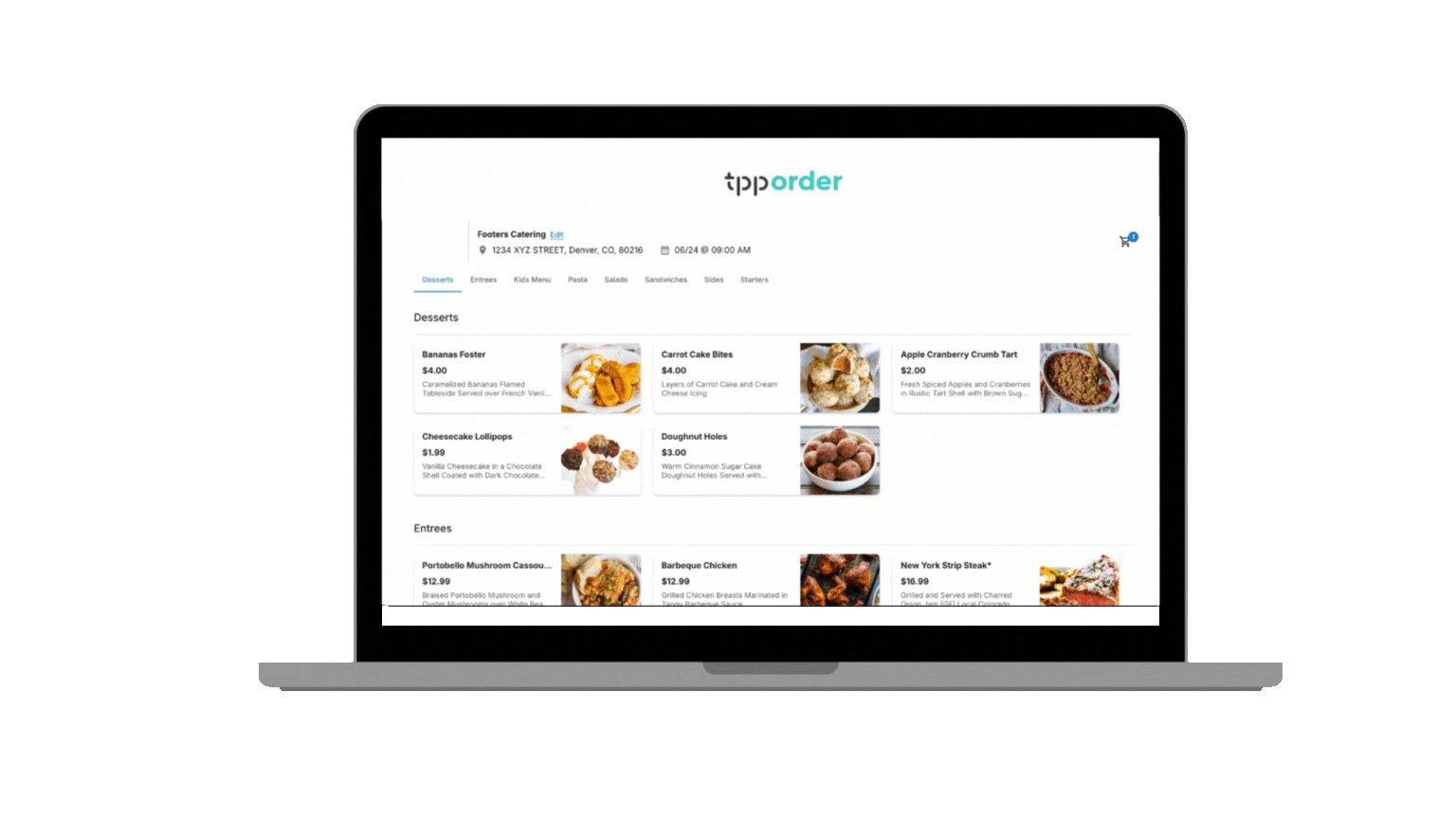 Catering Online Ordering Software