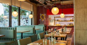 restaurant view to promote catering software