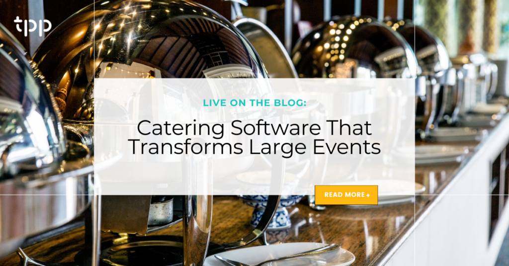 Serving dishes to promote catering software