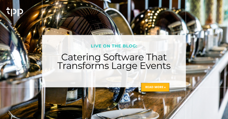 Serving dishes to promote catering software